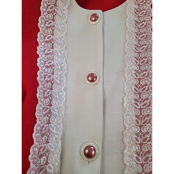 VTG 80s Pablo Collection 14P Red White Pencil Skirt & Jacket Sexy Secretary EUC - Picture 10 of 12